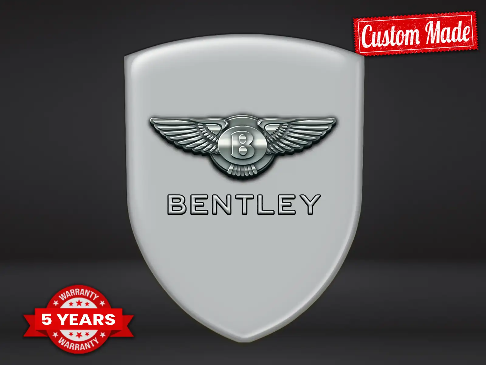 Bentley Silikonlogo Auto Universal Hochwertig Professionell